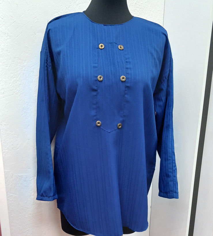 تونیک مانتویی بهاره دگمه نما(شش دگمه)