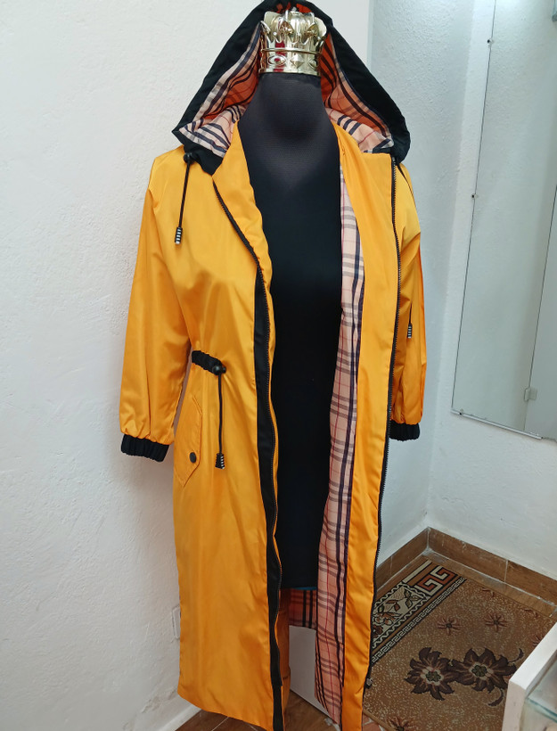 بارونی رنانه آستردار کلاه دار و ضدآب