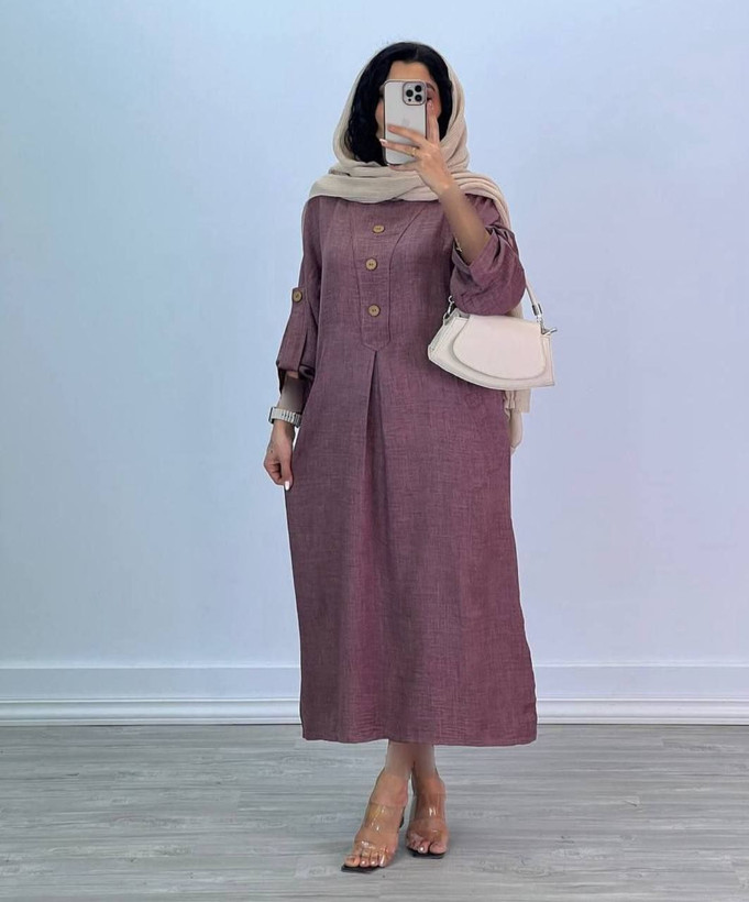 کفتان زنانه جلو دگمه نما پایین کلوش