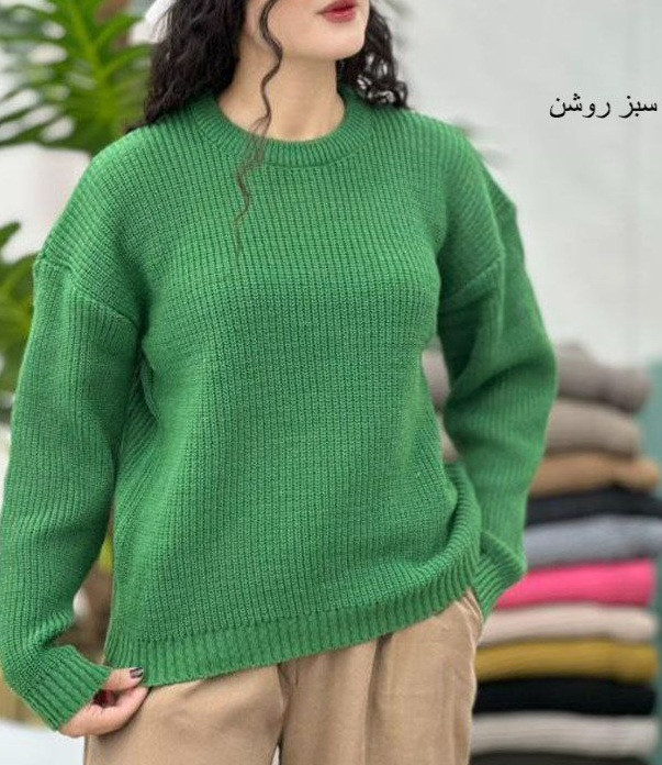 بلوز بافت زنانه یقه گرد با کشسانی بالا (فروش اقساطی درچهارقسط)