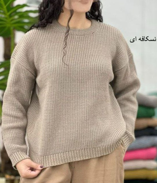 بلوز بافت زنانه یقه گرد با کشسانی بالا (فروش اقساطی درچهارقسط)