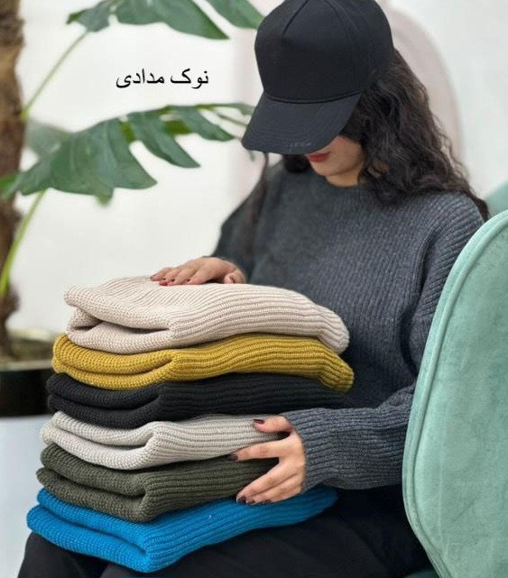 بلوز بافت زنانه یقه گرد با کشسانی بالا (فروش اقساطی درچهارقسط)