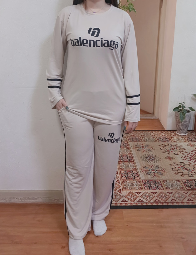 ست بلوزشلوار زنانه بغل نواری اسپرت (فروش اقساطی درچهارقسط)