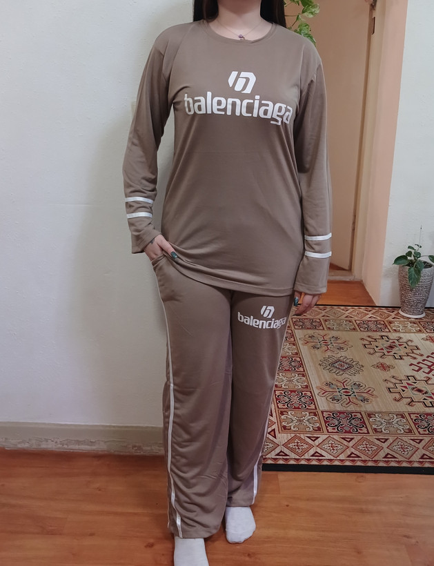 ست بلوزشلوار زنانه بغل نواری اسپرت (فروش اقساطی درچهارقسط)