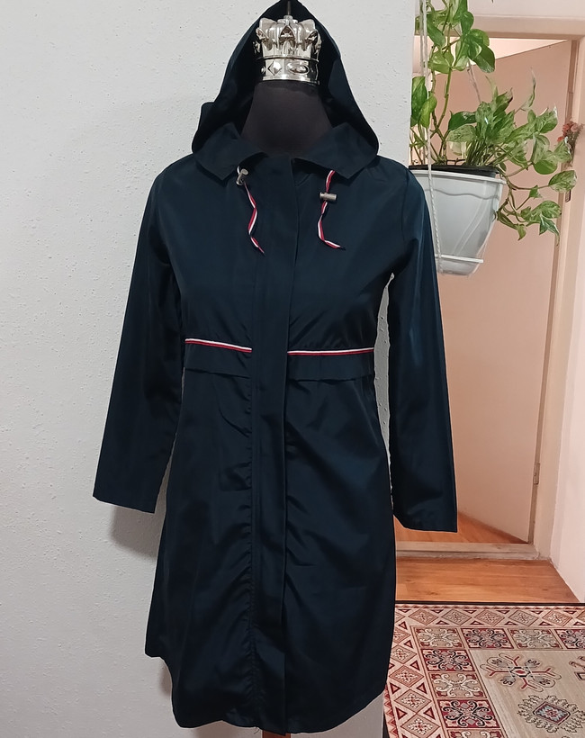 کاپشن بارونی دخترانه کلاهدار واقعا ضدآب بدوت استر (فروش اقساطی درچهارقسط)