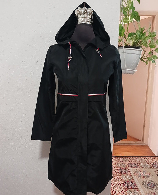 کاپشن بارونی دخترانه کلاهدار واقعا ضدآب بدوت استر (فروش اقساطی درچهارقسط)