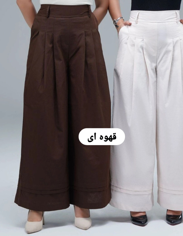 دامن شلواری فول بگ لینن بسیار شیک
