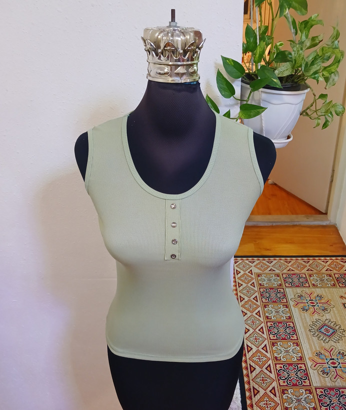 تاپ حلقه ای زنانه کبریتی یقه گرد با کشسانی بالا
