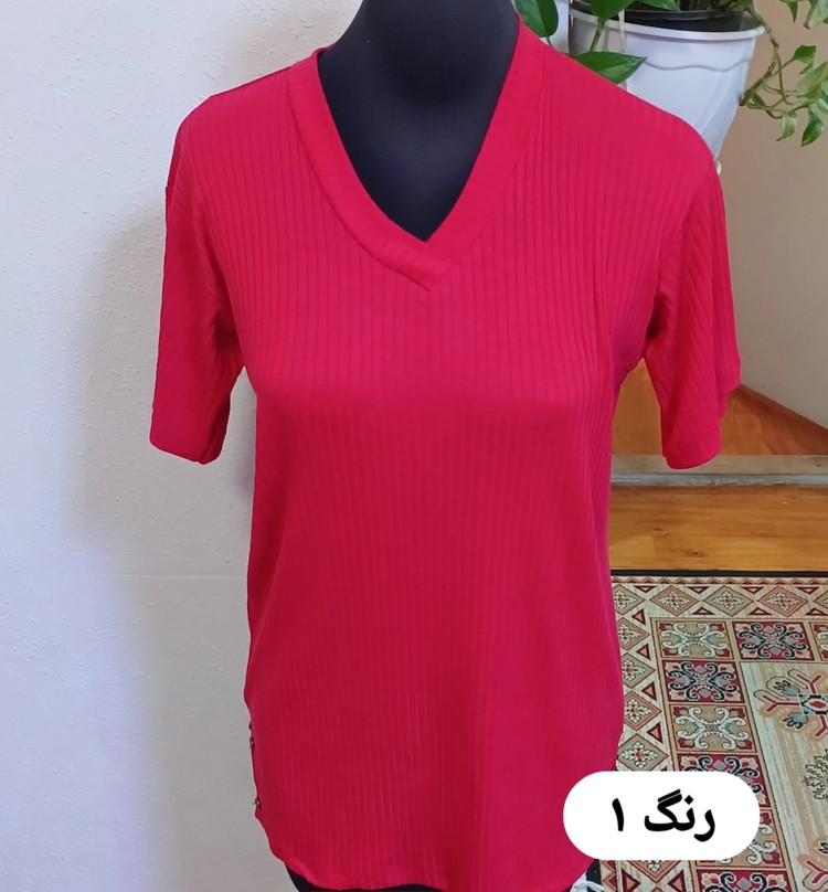 تیشرت زنانه فول سایز { قواره دار ) کبریتی (فروش اقساطی درچهارقسط)