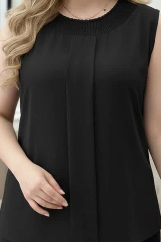 تاپ الیزه مجلسی زنانه یقه پلیسه بسیار خوش دوخت