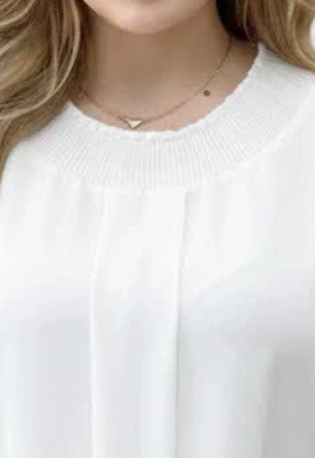 تاپ الیزه مجلسی زنانه یقه پلیسه بسیار خوش دوخت