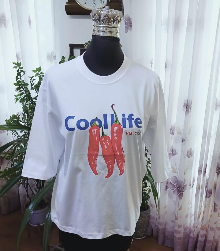 تیشرت باکسی سامر سوپر پنبه لانگ